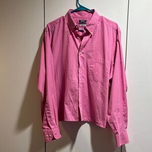 Izod Men's Pink‎ Casual Button-Down Shirt